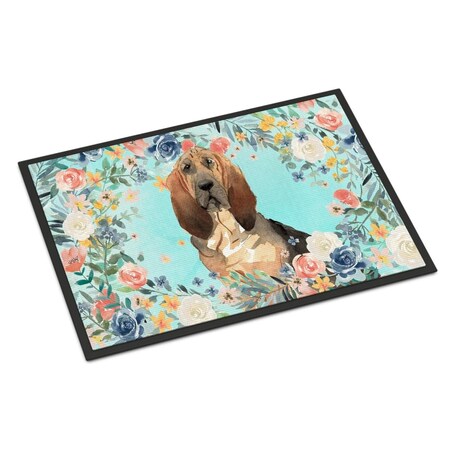 Carolines Treasures Carolines Treasures CK3434JMAT 24 x 36 in. Bloodhound Indoor or Outdoor Mat CK3434JMAT